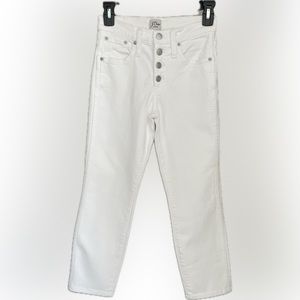 J.Crew vintage slim-straight jean in white.  23Petite/style #L4730